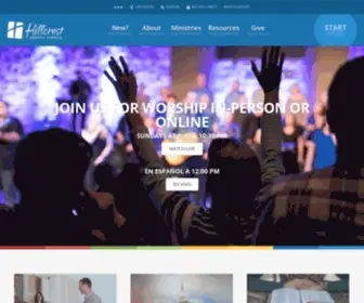 Hillcrestbc.com(Hillcrest Baptist Church) Screenshot