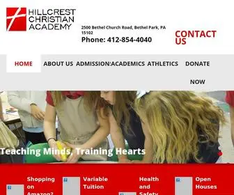 Hillcrestca.org(Hillcrest Christian Academy) Screenshot