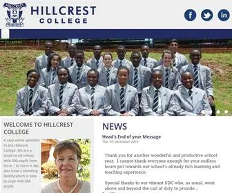 Hillcrestcollege.net(Hillcrest Secondary School) Screenshot