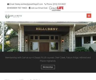 Hillcrestkc.com(Hillcrest Golf Club) Screenshot