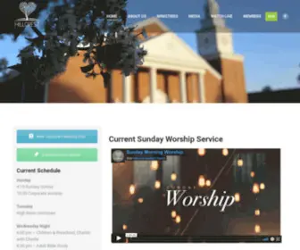 Hillcrestministries.com(Hillcrest Baptist Church) Screenshot