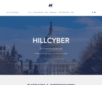 Hillcyber.com(IT Services & Cybersecurity for Washington DC) Screenshot