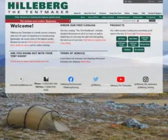 Hilleberg.net(Hilleberg the Tentmaker) Screenshot