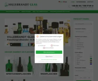 Hillebrandt-Glas.de(Hillebrandt Glas) Screenshot