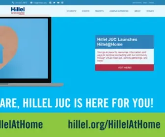 Hilleljuc.org(Hillel JUC of Pittsburgh) Screenshot