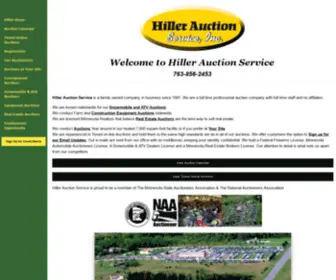 Hillerauction.com(Hiller Auction Service) Screenshot