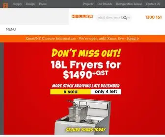 Hiller.com.au(Catering Equipment) Screenshot