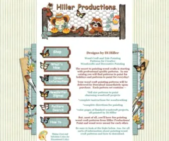 Hillerproductions.com(Designs by Di Hiller) Screenshot
