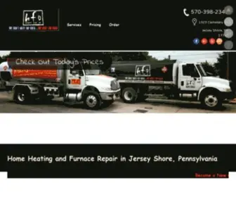 Hillersfuel.com(Hiller's Fuel Oil Company) Screenshot