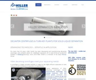 Hillerzentri.de(Hiller separation & process) Screenshot