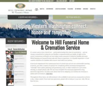 Hillfhpuyallup.com(Funeral Homes & Cremation Services) Screenshot