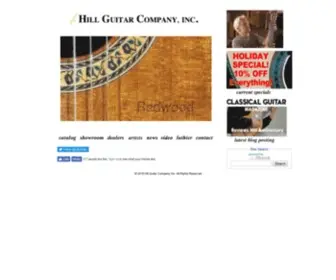 Hillguitar.com Screenshot