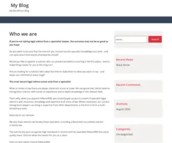 Hilliers-Solicitors.co.uk(My Blog) Screenshot