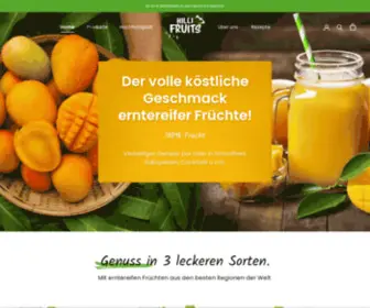 Hillifruits.de(Genießen Sie das ganze Jahr über den Geschmack reifer Sommerfrüchte) Screenshot