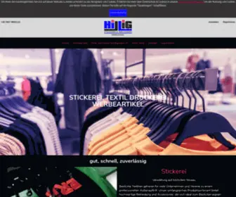 Hilligwerbemittel.eu(Hillig Stickerei Druckerei Werbeartikel e.K) Screenshot
