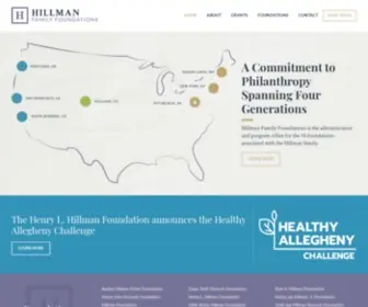 Hillmanfamilyfoundations.org(Hillman Family Foundations) Screenshot