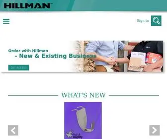 Hillmangroup.com(BUILT HILLMAN STRONG) Screenshot