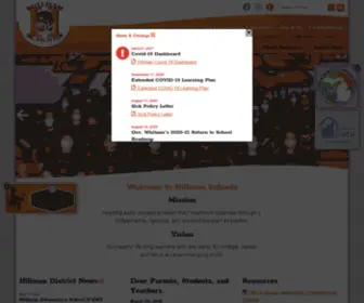 Hillmanschools.com(Hillman Community Schools) Screenshot