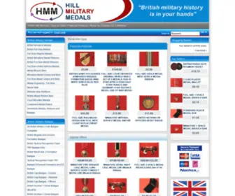 Hillmilitarymedals.co.uk(Hill Military Medals) Screenshot