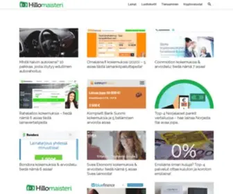 Hillomaisteri.com(Rakkaudesta rahaan) Screenshot