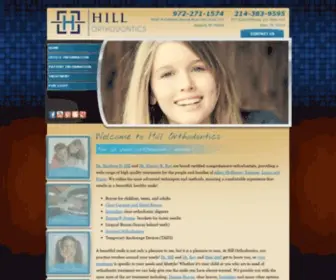 Hillorthodontics.com(Orthodontics Dr. Matthew D. Hill and his orthodontist staff) Screenshot