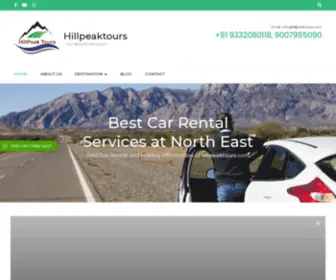 Hillpeaktours.com(Car Rental Services) Screenshot