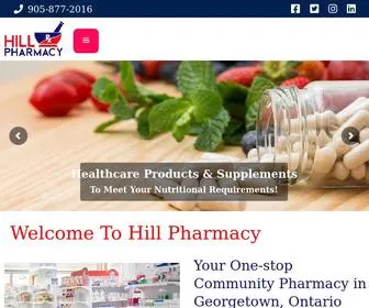 Hillpharmacy.ca(Hill Pharmacy) Screenshot