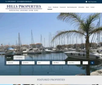 Hills-Properties.com(HILLS PROPERTIES LTD) Screenshot