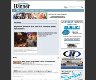 Hillsborobanner.com(North Dakota's oldest weekly newspaper) Screenshot