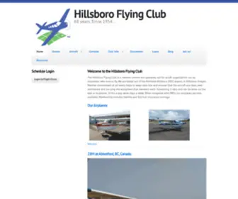 Hillsboroflying.org(Hillsboro Flying Club) Screenshot