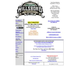 Hillsboromo.org(Hillsboro, Missouri) Screenshot