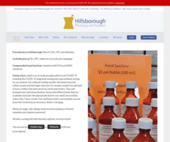 Hillsboroughpharmacync.com(Hillsborough Pharmacy and Nutrition) Screenshot