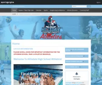 Hillsdaleathletics.com(Hillsdale High School Athletics) Screenshot