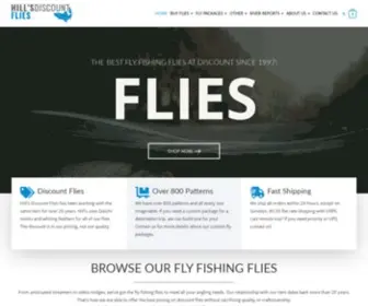 Hillsdiscountflies.com(The Best Discount Fly Fishing Flies for Sale) Screenshot