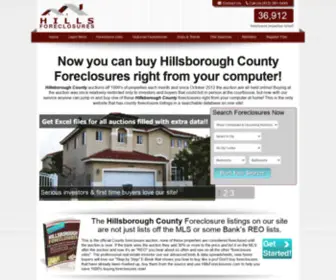 Hillsforeclosures.com(Hillsborough County Foreclosure Auctions) Screenshot