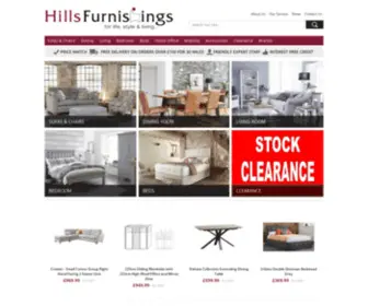 Hillsfurniturestore.co.uk(The Hills Retail Stores Ltd) Screenshot