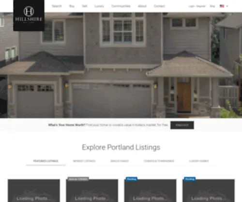 Hillshirerealtygroup.com(Portland OR Real Estate) Screenshot