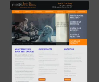 Hillsideauto.com(Hillside Auto Repair) Screenshot