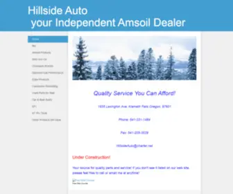 Hillsideauto.org(Auto repair) Screenshot