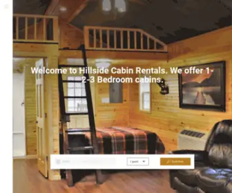 Hillsidecabinrentals.com(Hillsidecabinrentals) Screenshot