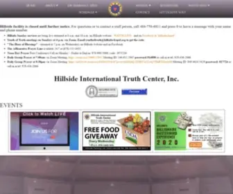 Hillsidechapel.org(Hillside International Truth Center) Screenshot