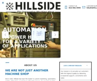 Hillsidecustom.com(Hillside Custom machine shop) Screenshot