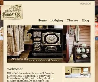 Hillsidehomestead.com(Suttons Bay Lodging) Screenshot