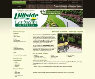 Hillsidelandscapesupplies.com(Hillside Landscape Supplies in Fayetteville) Screenshot