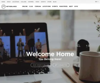 Hillsong.nl(Hillsong Church Netherlands) Screenshot