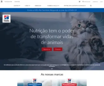 Hillspet.com.br(Hill's Pet Nutrition) Screenshot