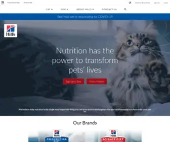 Hillspet.com.my(Hill's Pet Nutrition) Screenshot