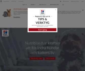 Hillspet.se(Hills Pet Nutrition) Screenshot