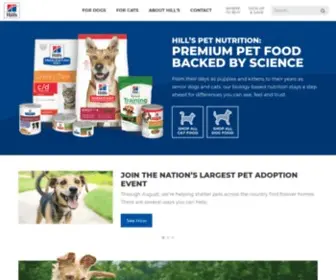 Hillspetnutrition.com(Hill's Pet Nutrition) Screenshot