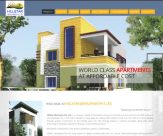 Hillstardevelopers.com(HILLSTAR Developers PVT LTD) Screenshot